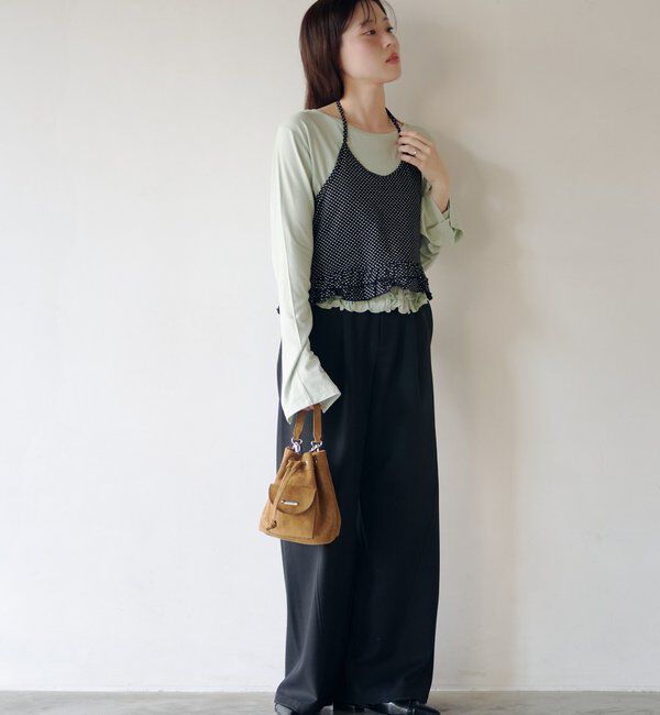  「【2026SSカタログ/4色展開】スエードミニバッグ」|トートバッグ|