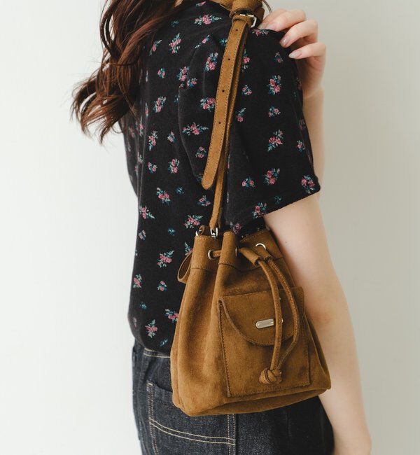  「【2026SSカタログ/4色展開】スエードミニバッグ」|トートバッグ|