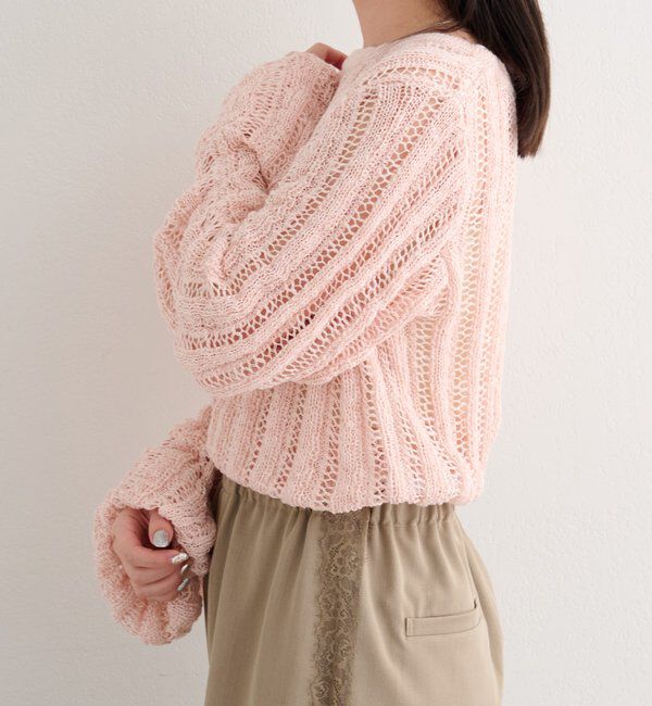  「【4色展開】B ルーズスリーブニットプルオーバー」|その他|