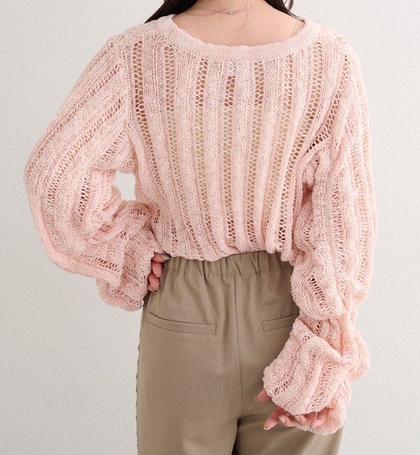  「【4色展開】B ルーズスリーブニットプルオーバー」|その他|