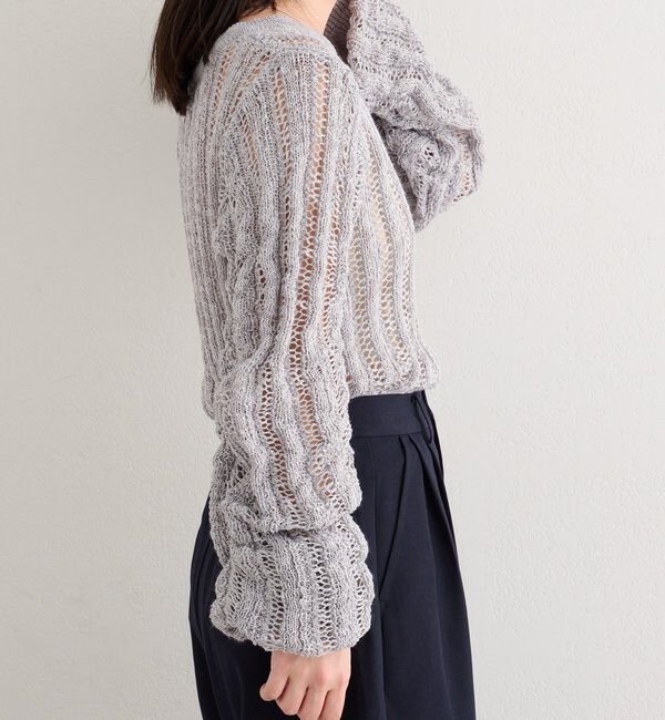  「【4色展開】B ルーズスリーブニットプルオーバー」|その他|