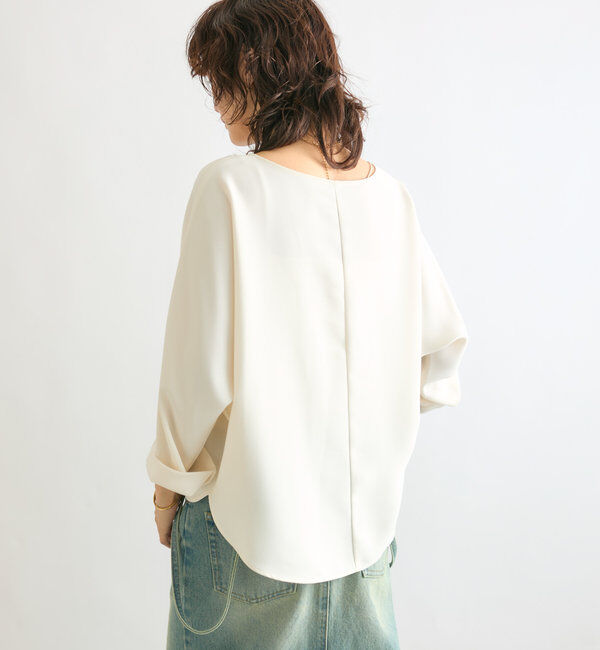  「ドルマンターンバックブラウス」|シャツ・ブラウス|