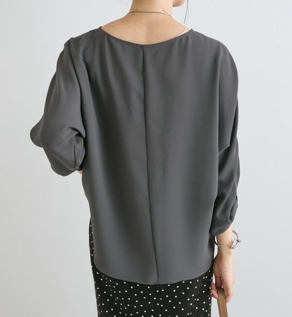  「ドルマンターンバックブラウス」|シャツ・ブラウス|
