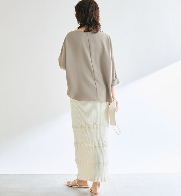  「ドルマンターンバックブラウス」|シャツ・ブラウス|