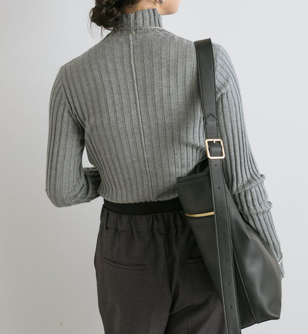  「【新色追加・リバイバル】シルクカシミヤリブニット」|ニット・セーター|