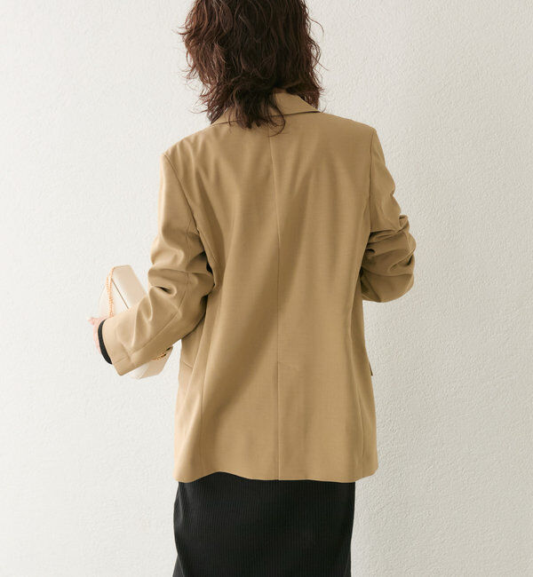  「【オンオフ着れる】ライトピークドラペルジャケット」|テーラードジャケット|