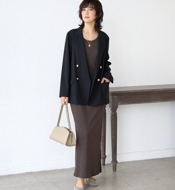  「【オンオフ着れる】ライトピークドラペルジャケット」|テーラードジャケット|