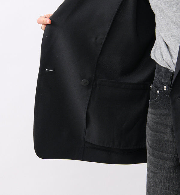  「【オンオフ着れる】ライトピークドラペルジャケット」|テーラードジャケット|