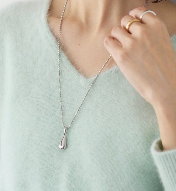  「【R.good(アールドットグッド)】drop&ballネックレス」|ブローチ・コサージュ|