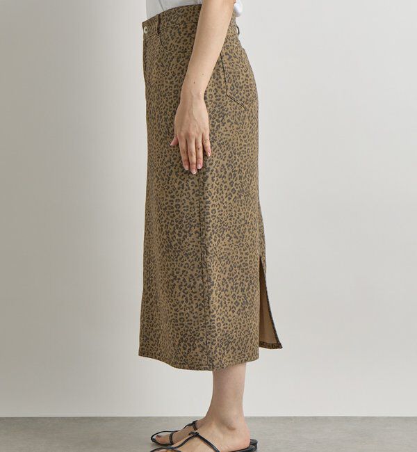  「ローライズレオパードスカート」|スカート|