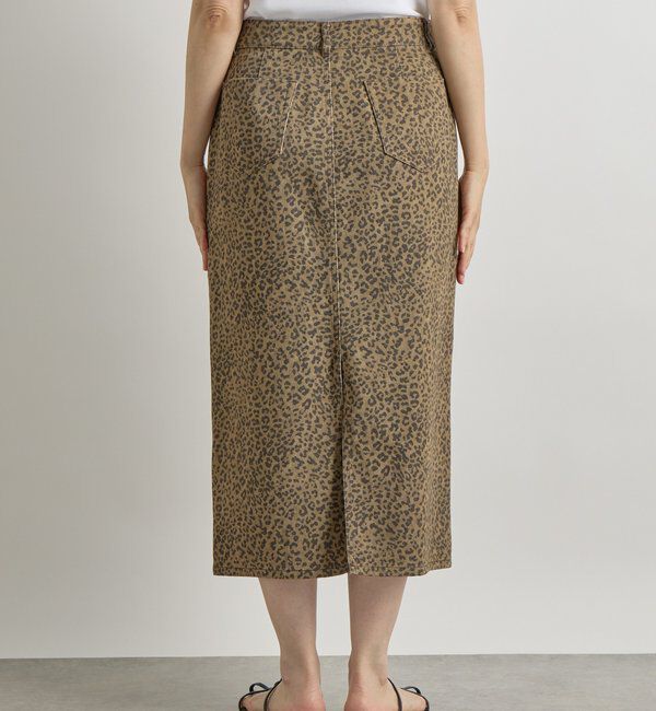  「ローライズレオパードスカート」|スカート|