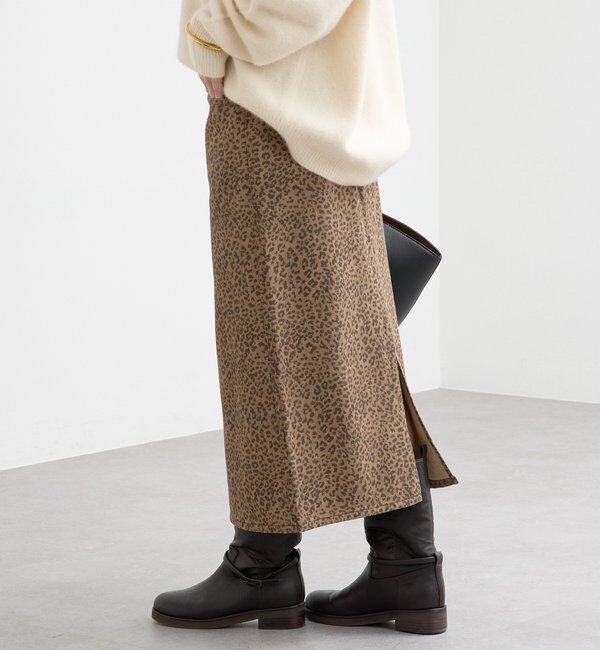  「ローライズレオパードスカート」|スカート|