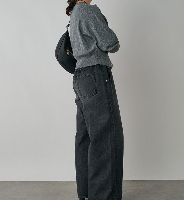  「【キャッチーなデザイン】スウェットドッキングデニム」|デニム|