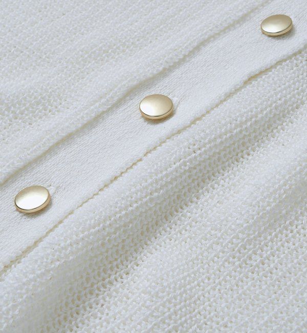  「予約【前後2WAY仕様】リネンブレンド2WAYカーデ」|カーディガン|