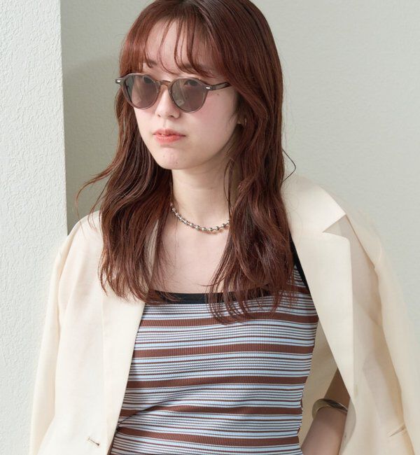  「ラウンドフレームサングラス」|サングラス|