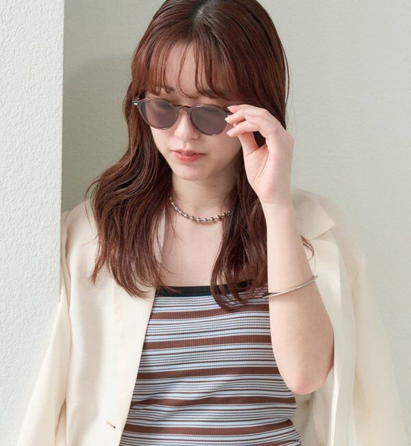  「ラウンドフレームサングラス」|サングラス|