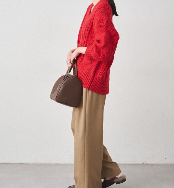  「ケーブルVニット」|ニット・セーター|