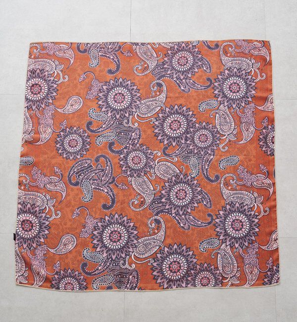  「【GALENA/ガレナ】リバーシブルペイズリースカーフ」|バンダナ・スカーフ|