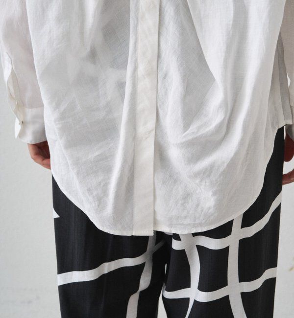  「リネンバックタイシャツ」|シャツ・ブラウス|