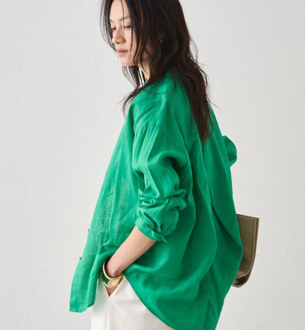  「リネンバックタイシャツ」|シャツ・ブラウス|