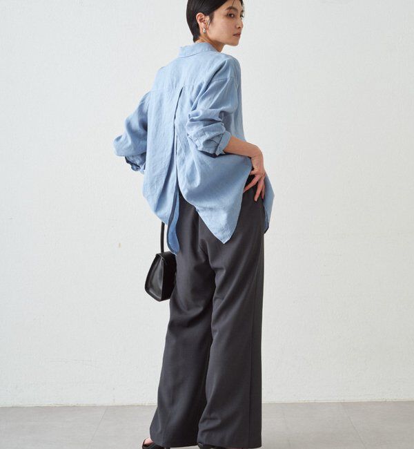  「リネンバックタイシャツ」|シャツ・ブラウス|