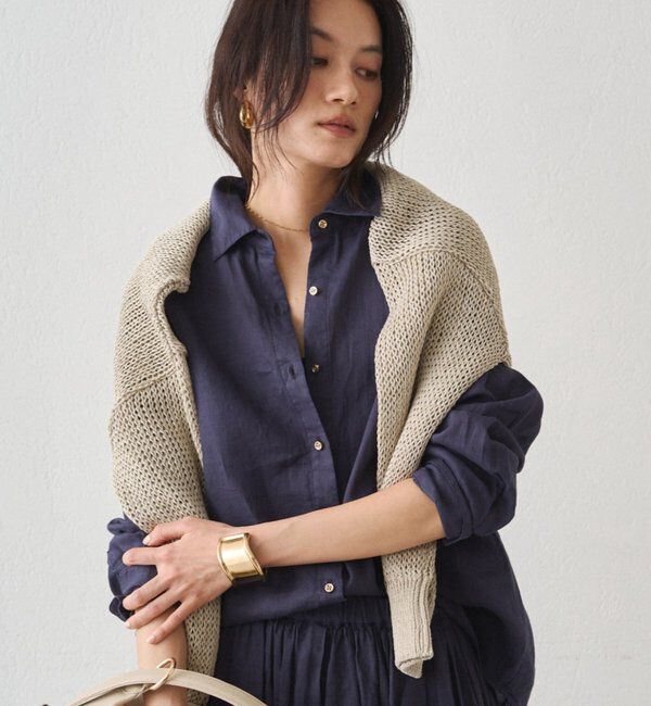  「リネンバックタイシャツ」|シャツ・ブラウス|