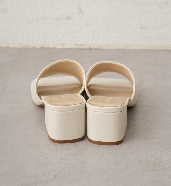  「【GALENA/ガレナ】スクエアミュール」|サンダル|