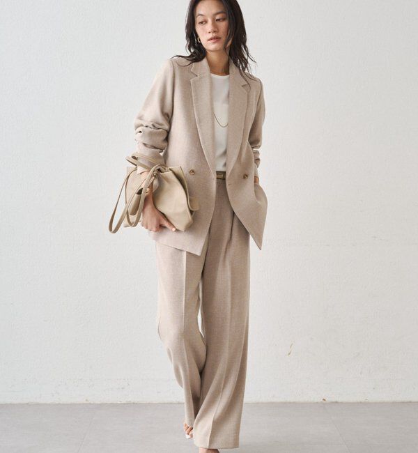  「【Atelier N5/アトリエヌメロサンク】ツイードWジャケット」|ベスト・ジレ|