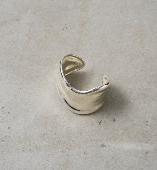  「【GALENA/ガレナ】ワイドウェーブバングル」|ブレスレット・バングル|シルバー