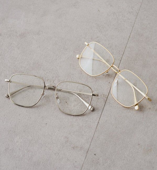  「【GALENA/ガレナ】メタルスクエアめがね」|メガネ|