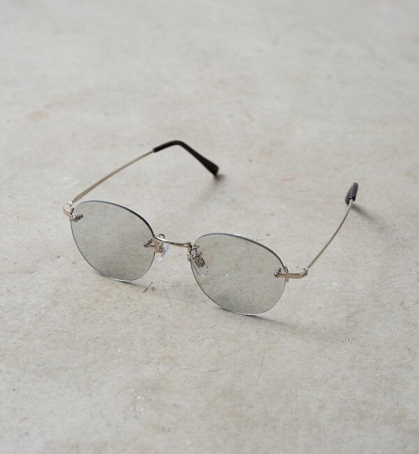  「【GALENA/ガレナ】リムレスサングラス」|サングラス|シルバー