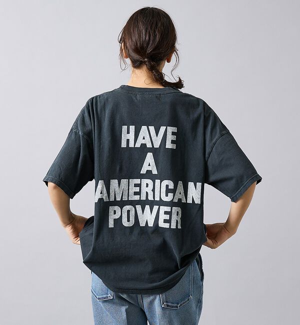 ABAHOUSE「【REMI RELIEF / レミ レリーフ】  HARD SP加工 20/-」|Tシャツ・カットソー|ブラック