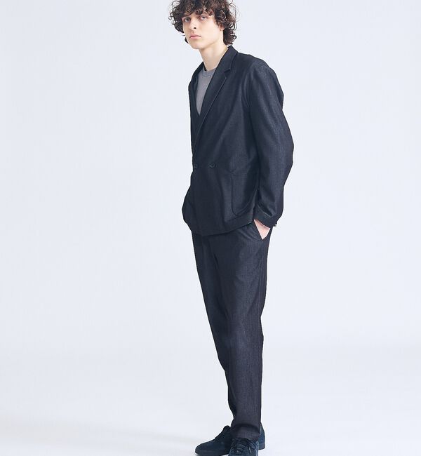 ABAHOUSE「【セットアップ対応】デニムライクツイル ダブルジャケット」|その他|