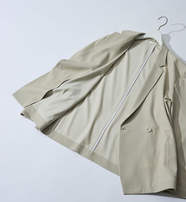 ABAHOUSE「【セットアップ対応】デニムライクツイル ダブルジャケット」|その他|