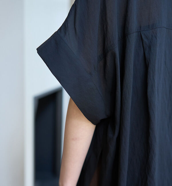 Rouge vif「強撚半袖シアーフォルムジャケット」|テーラードジャケット|