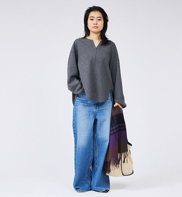 Rouge vif「【upper hights/アッパーハイツ】THE LIAM ハイライズワイドデ」|デニム|