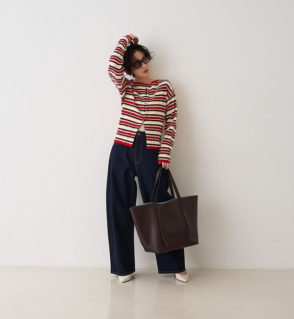 Rouge vif「【RED CARD/レッドカード】Montana カーブバギーデニム」|デニム|