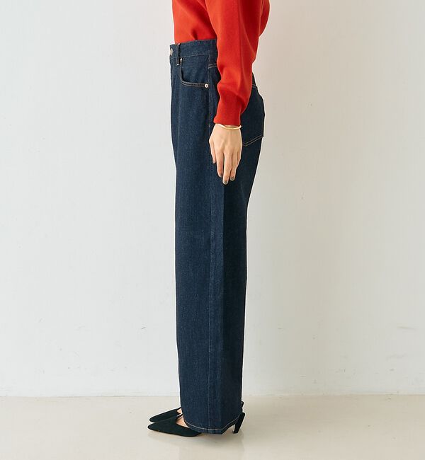 Rouge vif「【RED CARD/レッドカード】Montana カーブバギーデニム」|デニム|