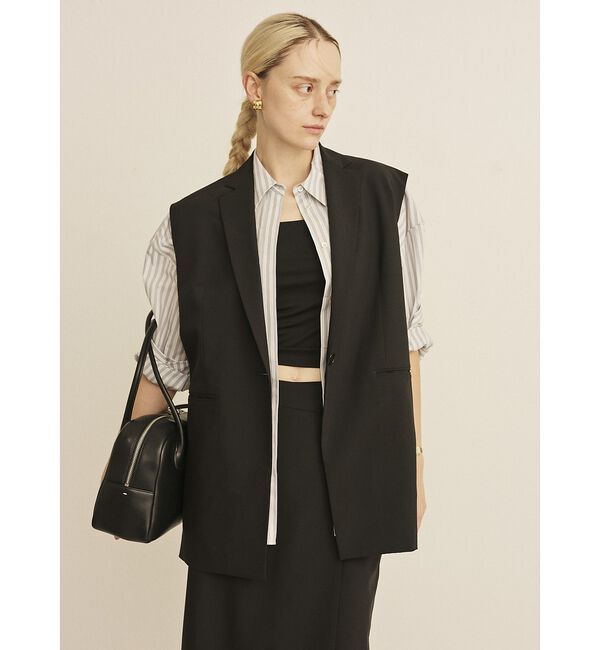 Rouge vif「【セットアップ対応】テーラーカラージレ」|ダウンベスト・ベスト|