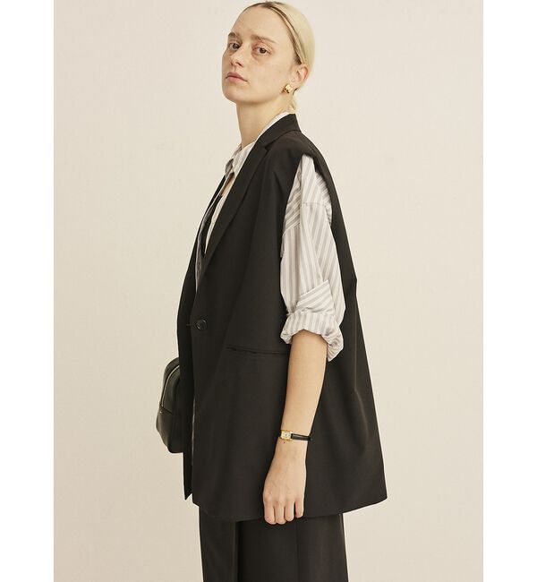 Rouge vif「【セットアップ対応】テーラーカラージレ」|ダウンベスト・ベスト|