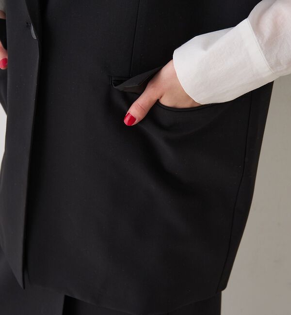 Rouge vif「【セットアップ対応】テーラーカラージレ」|ダウンベスト・ベスト|