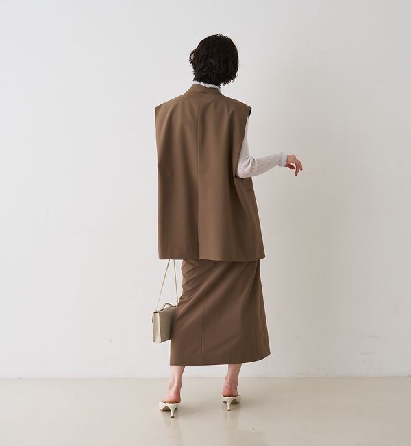 Rouge vif「【セットアップ対応】テーラーカラージレ」|ダウンベスト・ベスト|