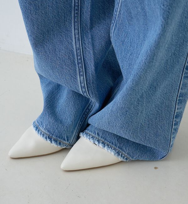 Rouge vif「【upper hights/アッパーハイツ】THE OLIVIA ワイドストレー」|デニム|