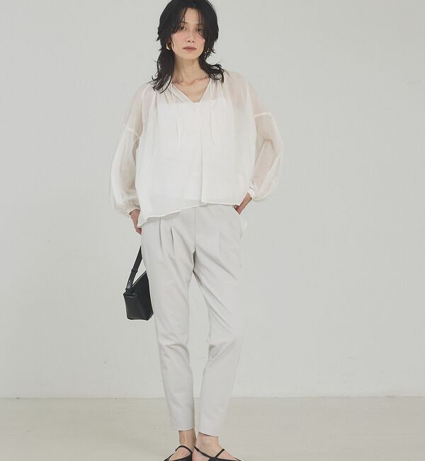 qualite「【大人気パンツが今年も登場！新色追加】2WAYストレッチタックパンツ」|その他|