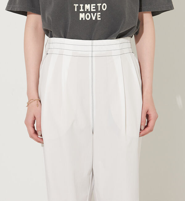 NOMINE「ステッチタックパンツ」|スラックス|