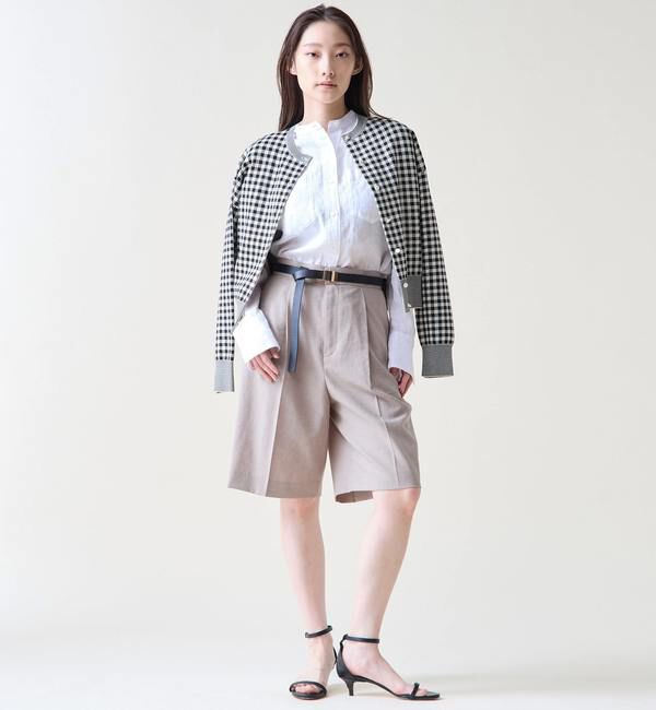 TIARA「リネンバンドカラーシャツ」|シャツ・ブラウス|