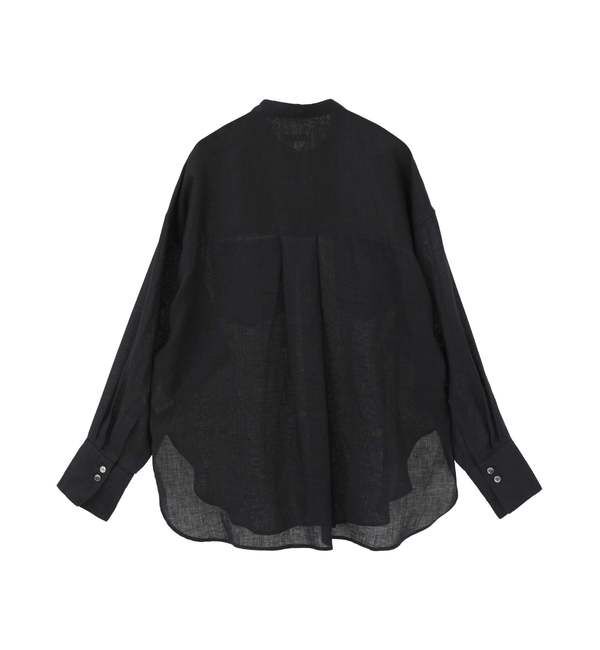 TIARA「リネンバンドカラーシャツ」|シャツ・ブラウス|