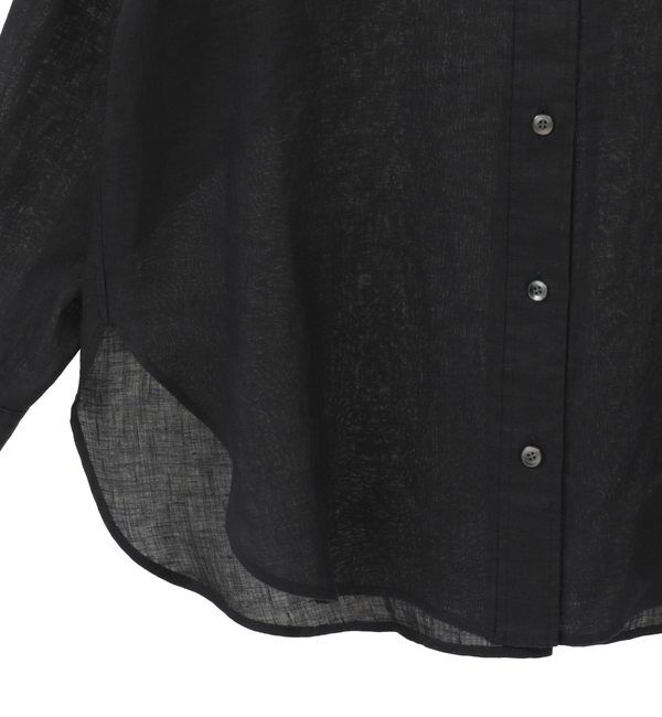 TIARA「リネンバンドカラーシャツ」|シャツ・ブラウス|