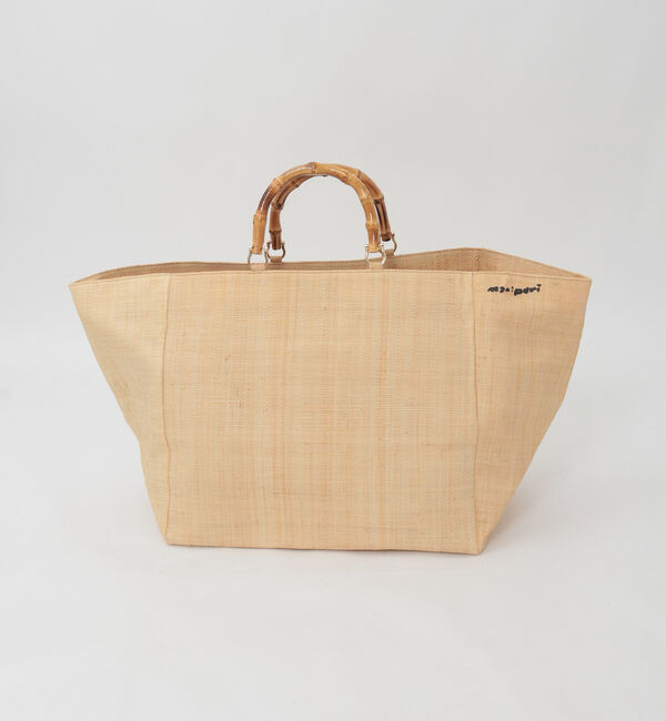 Liesse「【manipuri/マニプリ】ラフィアシートBIGバッグ(151254201)」|ハンドバッグ|