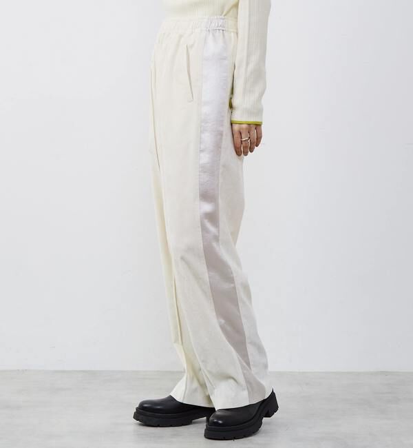 Soffitto「【Soffitto x KojiKojiコラボ】サテン側章ベロアリラックスパンツ」|その他|